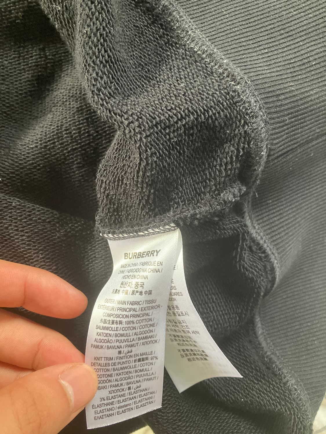 버버리 로고 후드 상품이미지3