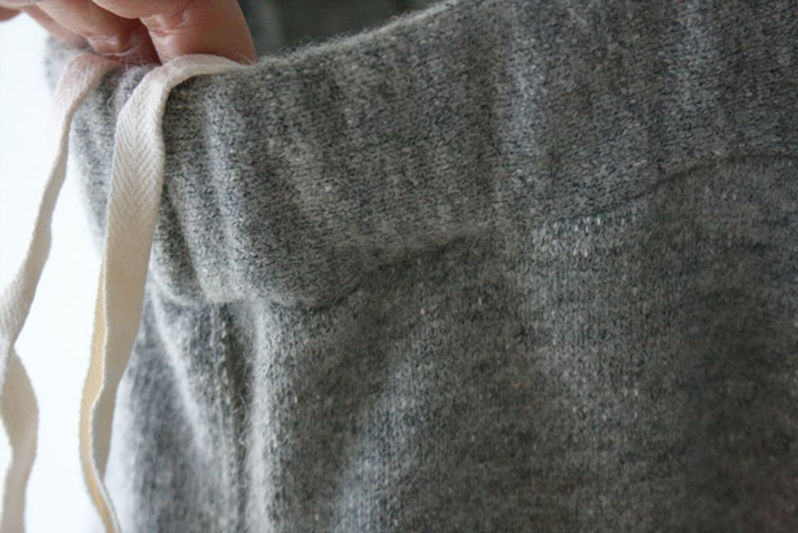 Sunflower 선플라워 Arte povera 울 혼방 배기 팬츠 바지 상품이미지8