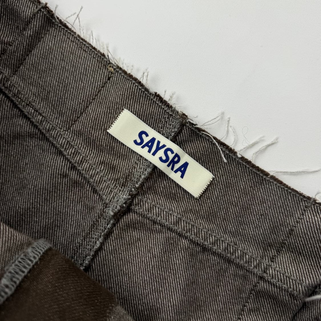 saysra 세이스라 washed denim skirt 상품이미지5