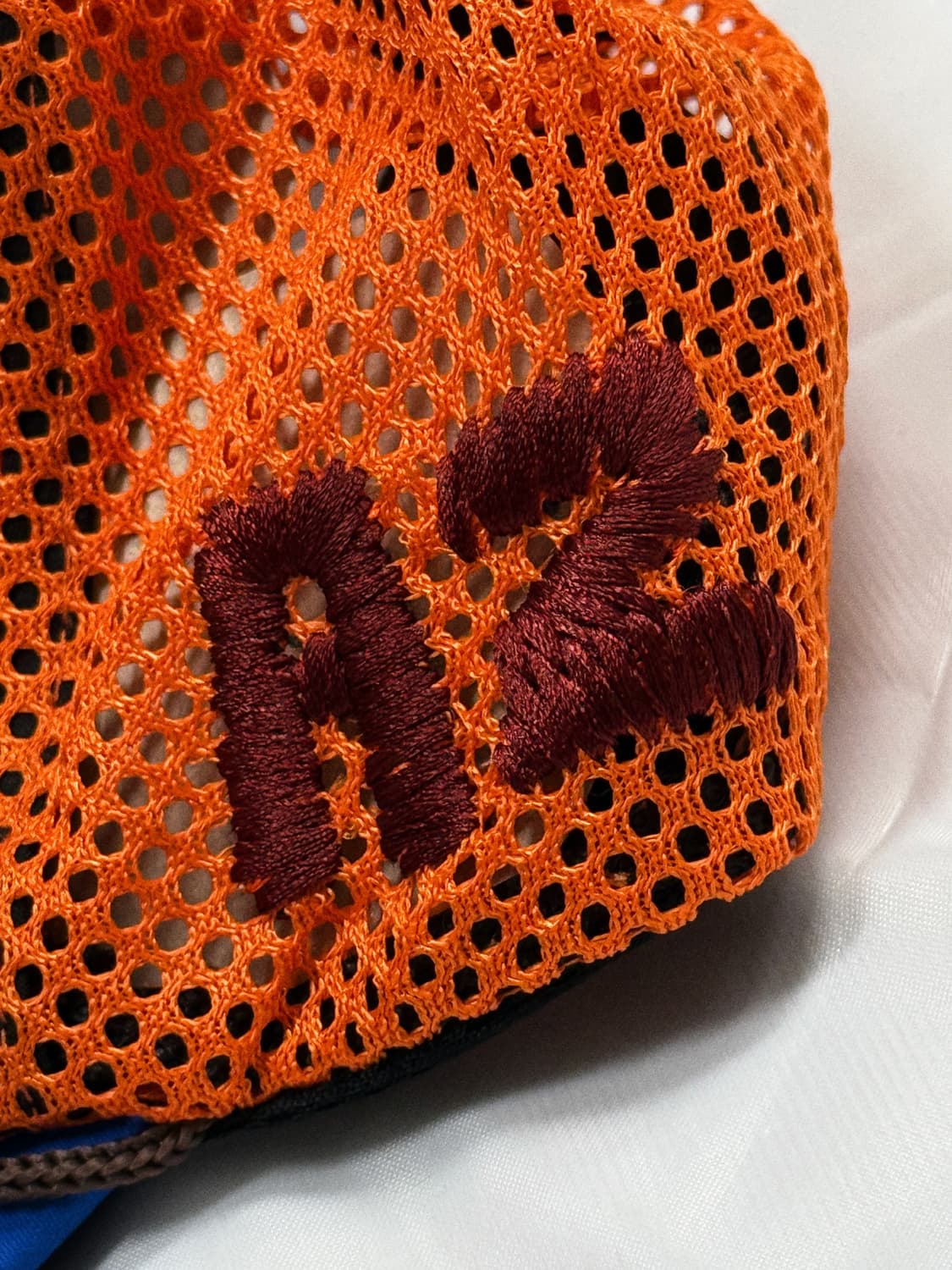 새제품 정가이하 / 알렉스조노 Alex Zono 러닝 트러커햇 오렌지블루 상품이미지3