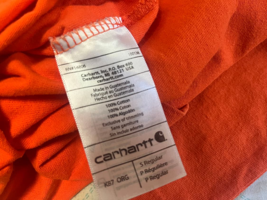칼하트 성조기(레어) & 포켓티 S 100사이즈 일괄 상품이미지6