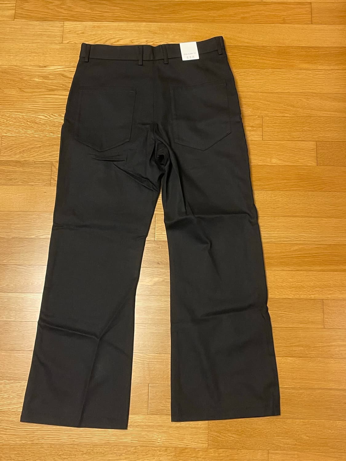 자라 블랙 세미 플레어 팬츠 상품이미지3