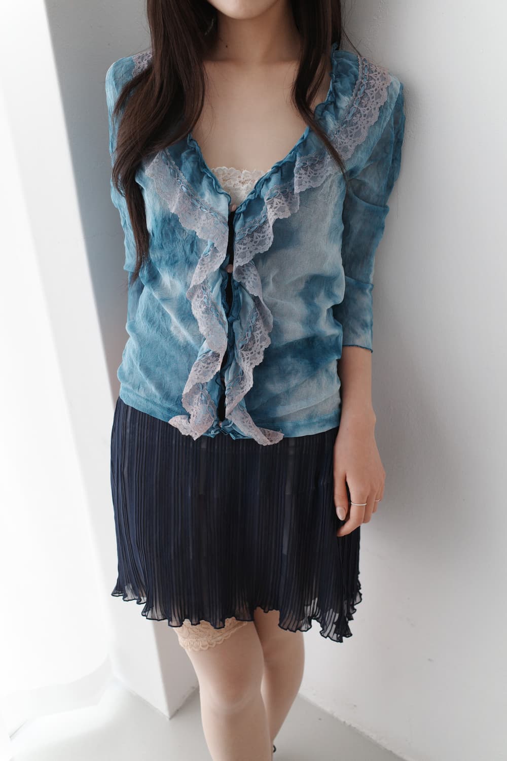 frill lace cardigun 상품이미지4