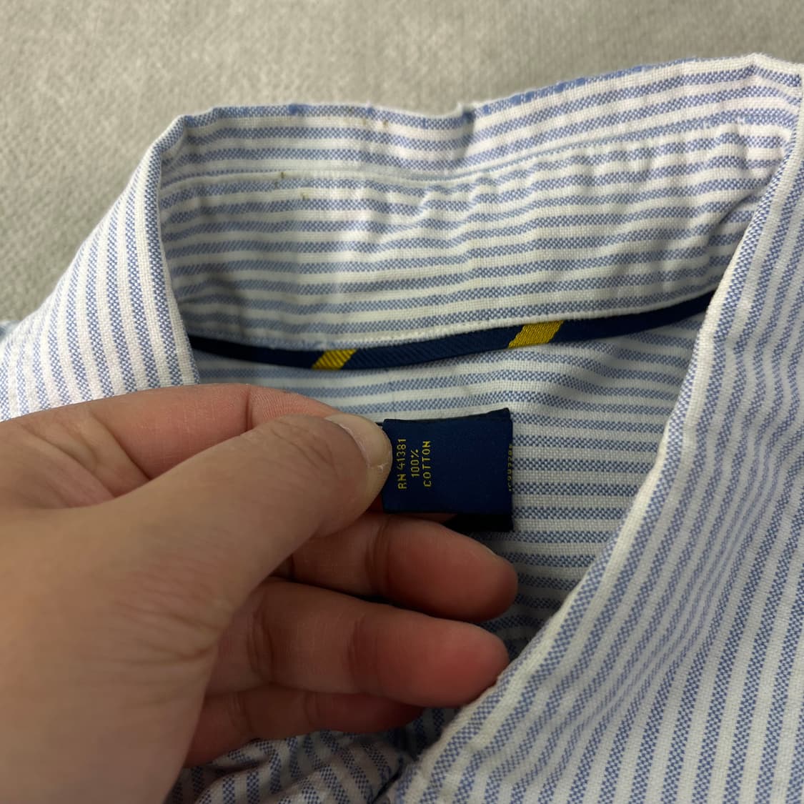 110 폴로랄프로렌 스트라이프 코튼 셔츠  상품이미지5