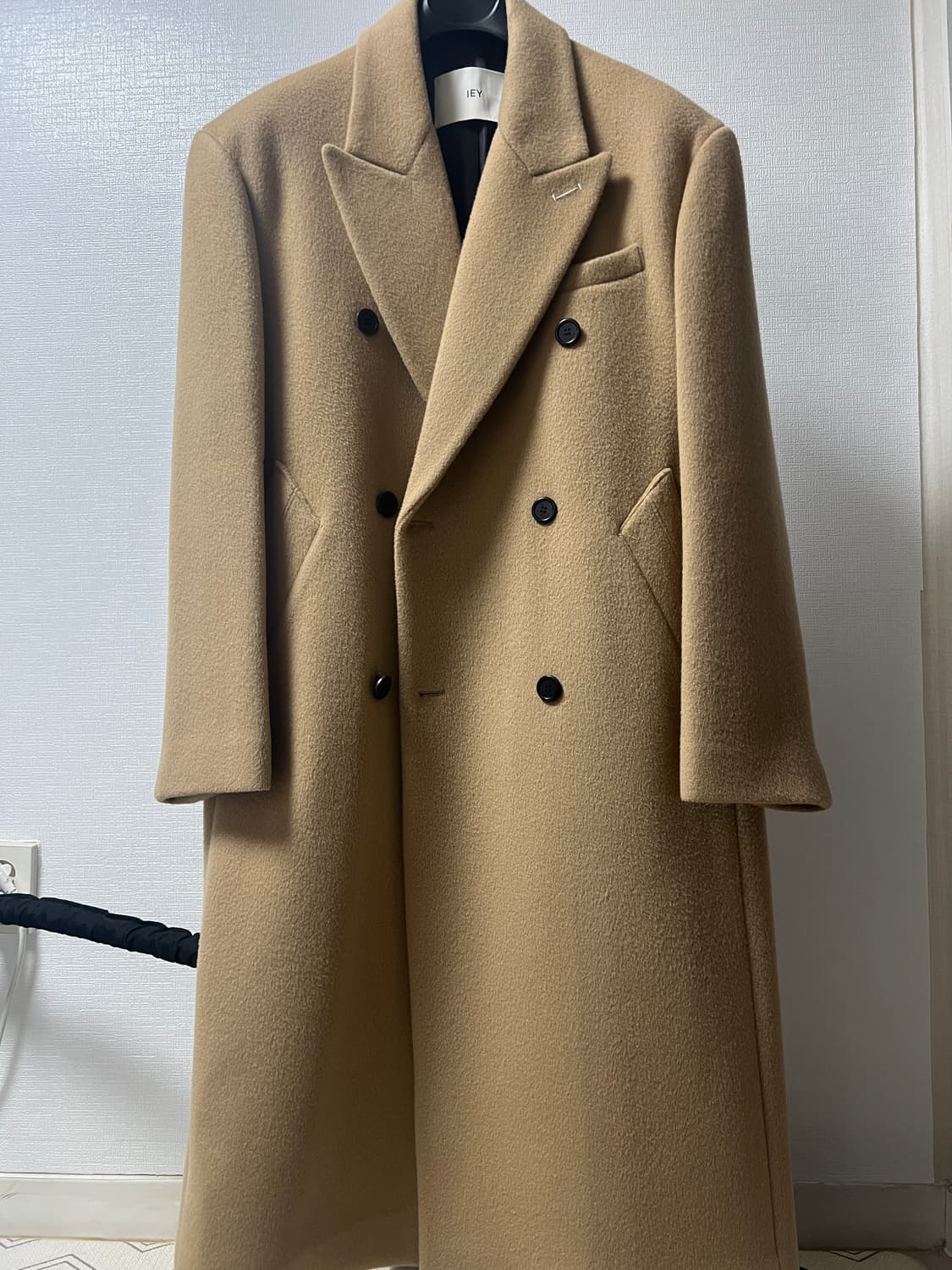 이에이 wrap 더블 오버코트 카멜 m 상품이미지1