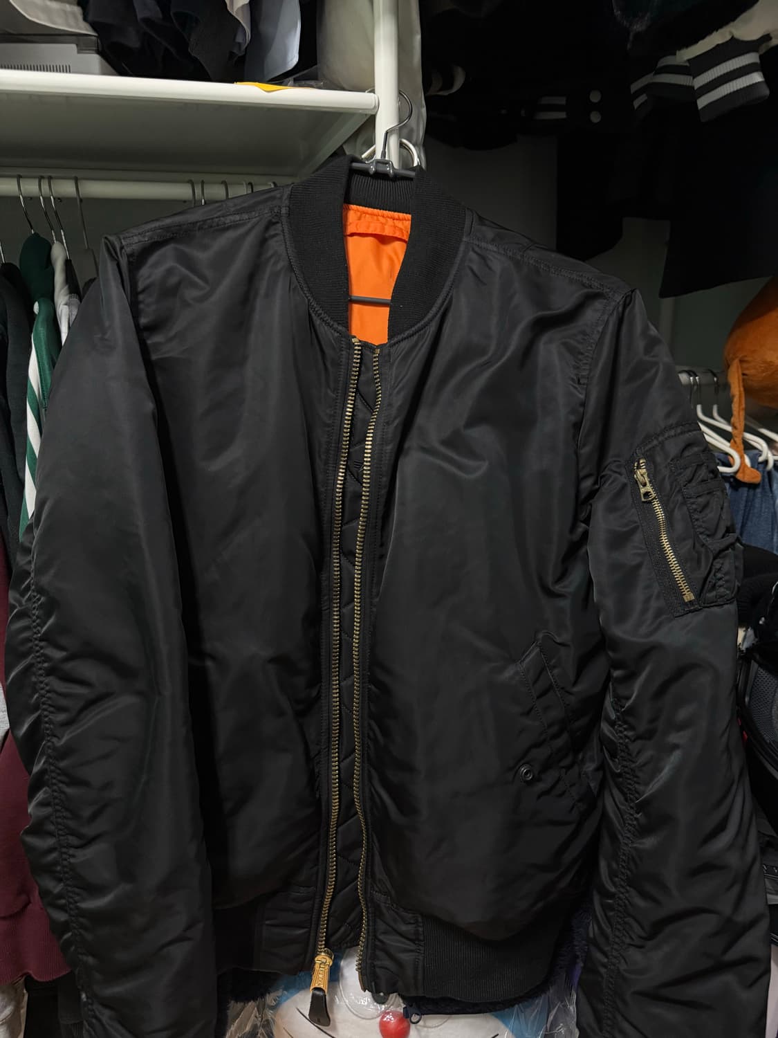 알파인더스트리 MA-1 항공점퍼 M 상품이미지1