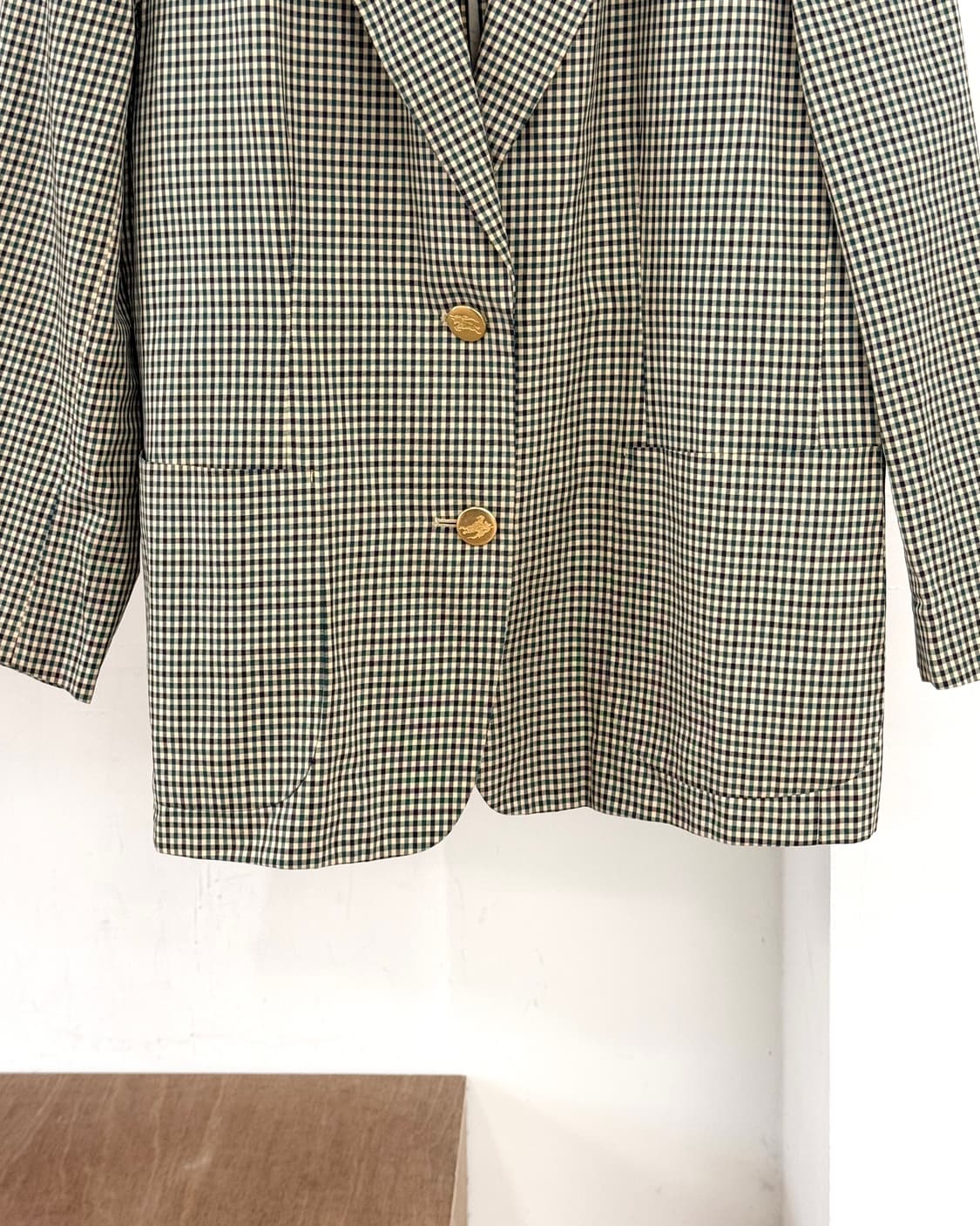 버버리 그린 클래식 핸드스투스 블레이저 상품이미지5