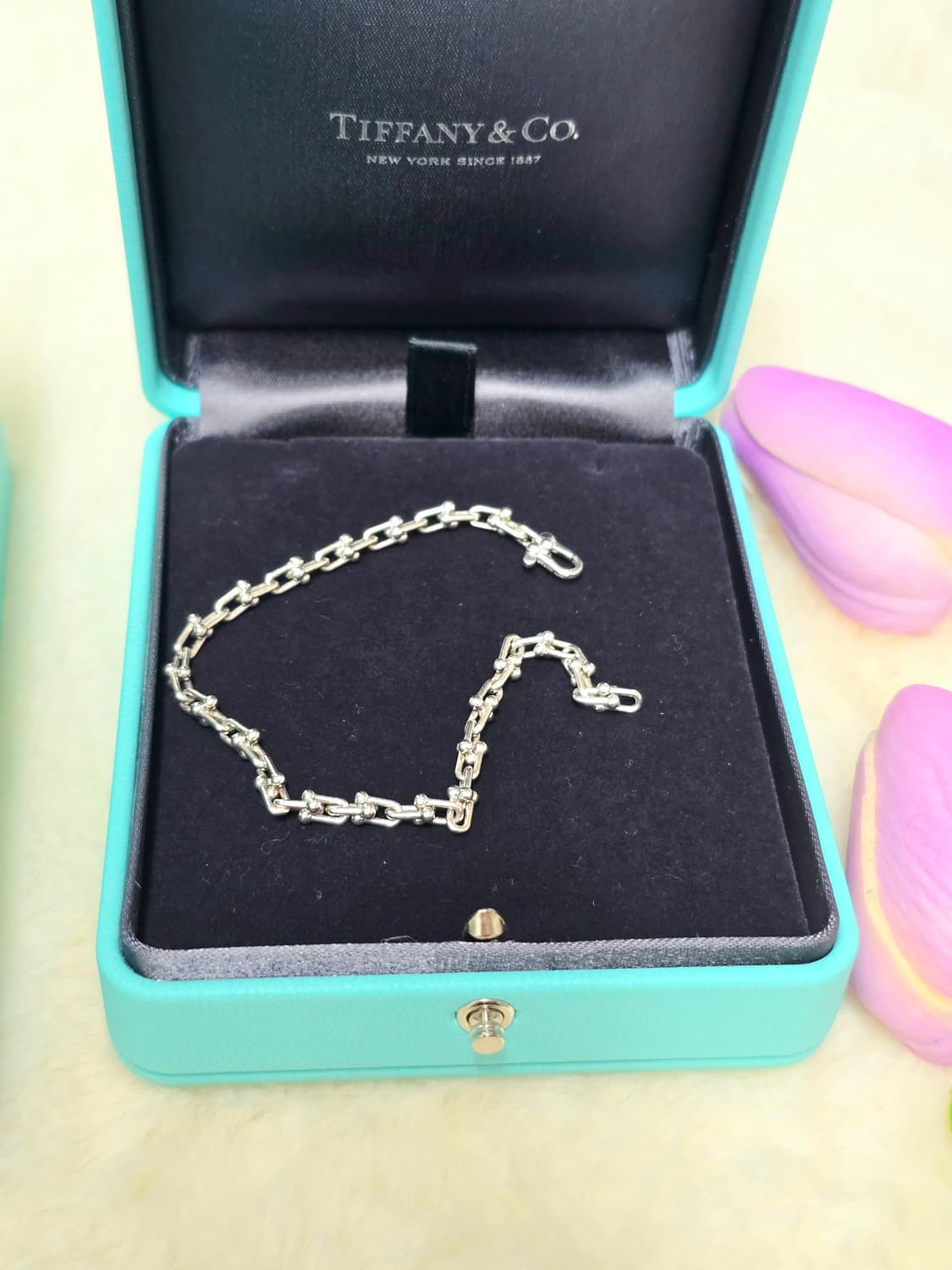 티파니하드웨어링크팔찌 마이크로s사이즈 정품 상품이미지5
