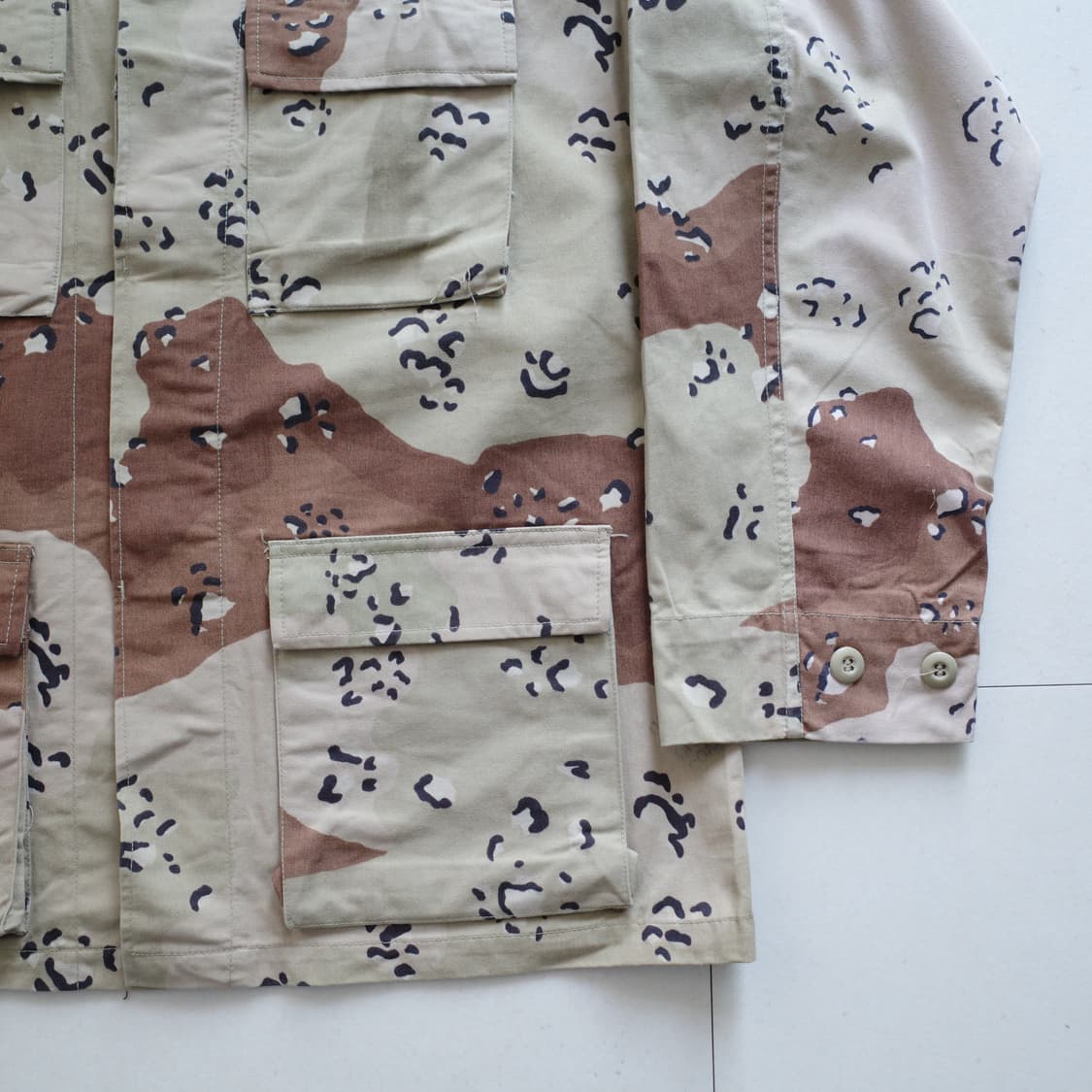 90s 미군 리프로 사막6색 초코칩 데저트 BDU 자켓 M-R 상품이미지3