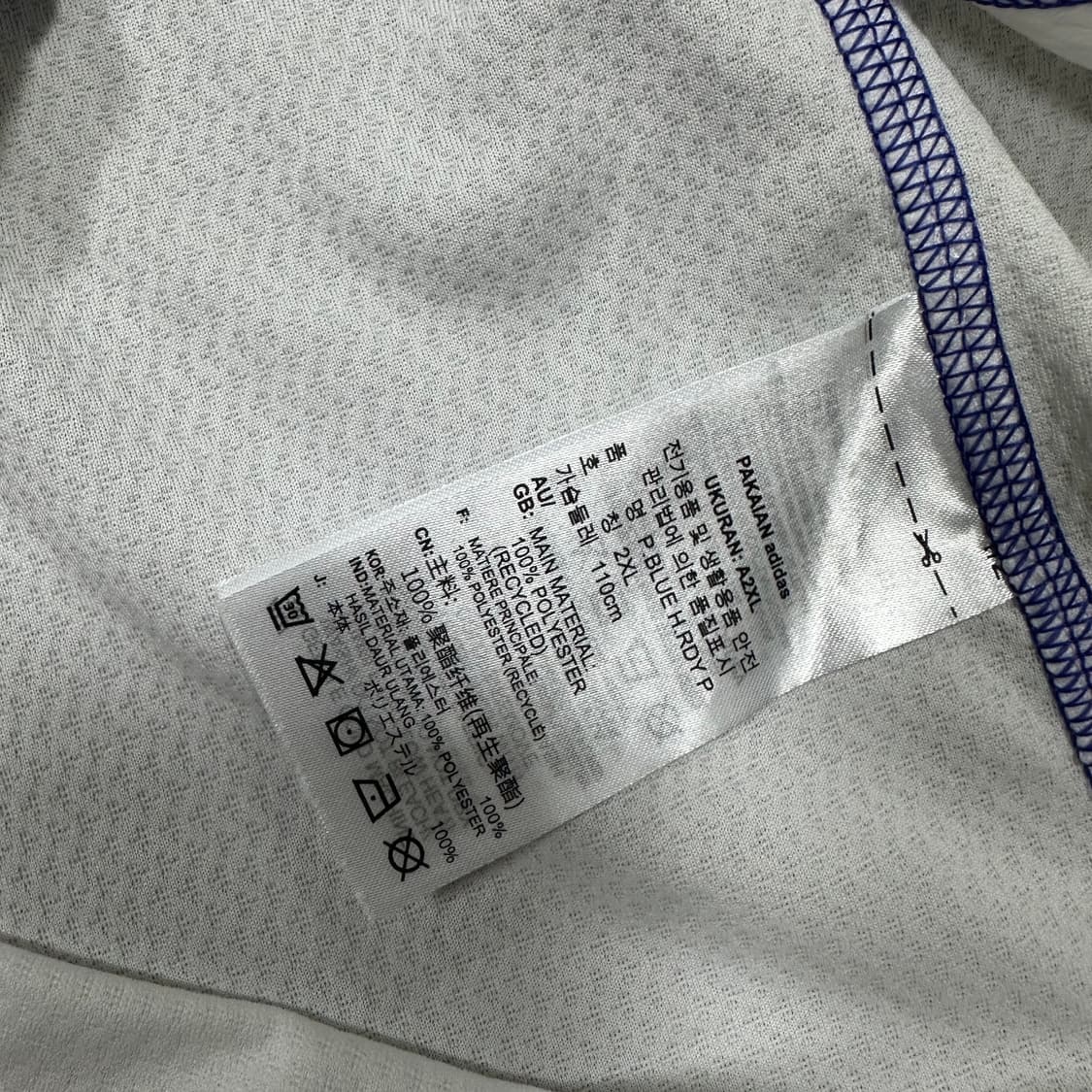 ✨ (바배) 아디다스 골프 프라임 블루 카라 반팔티  상품이미지4