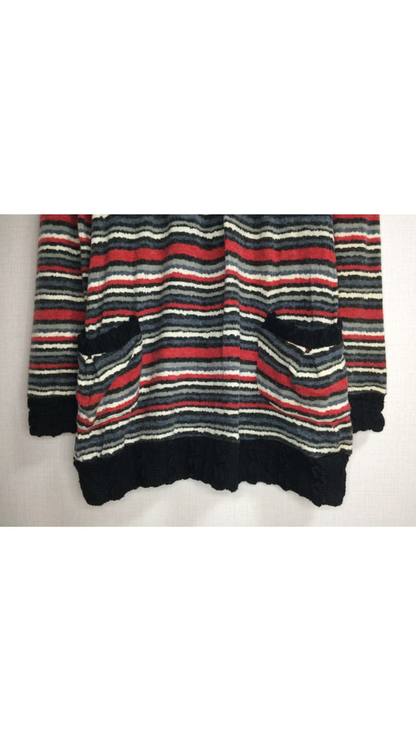 빈티지 컬러풀 셔링 니트 튜닉 상품이미지3