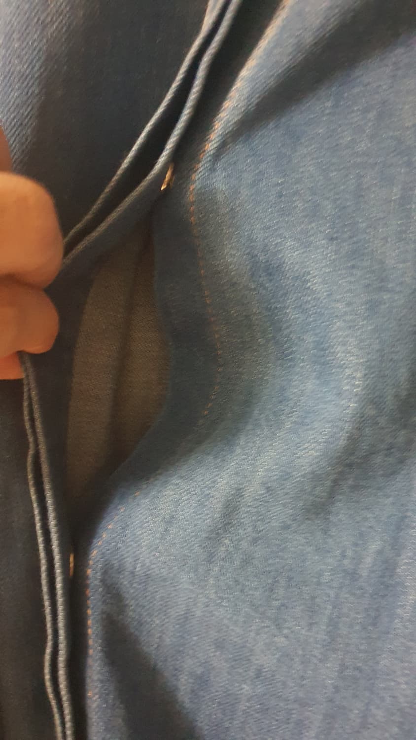 (2)요지야마모토 뿌르옴므 데님 롱셔츠 상품이미지3