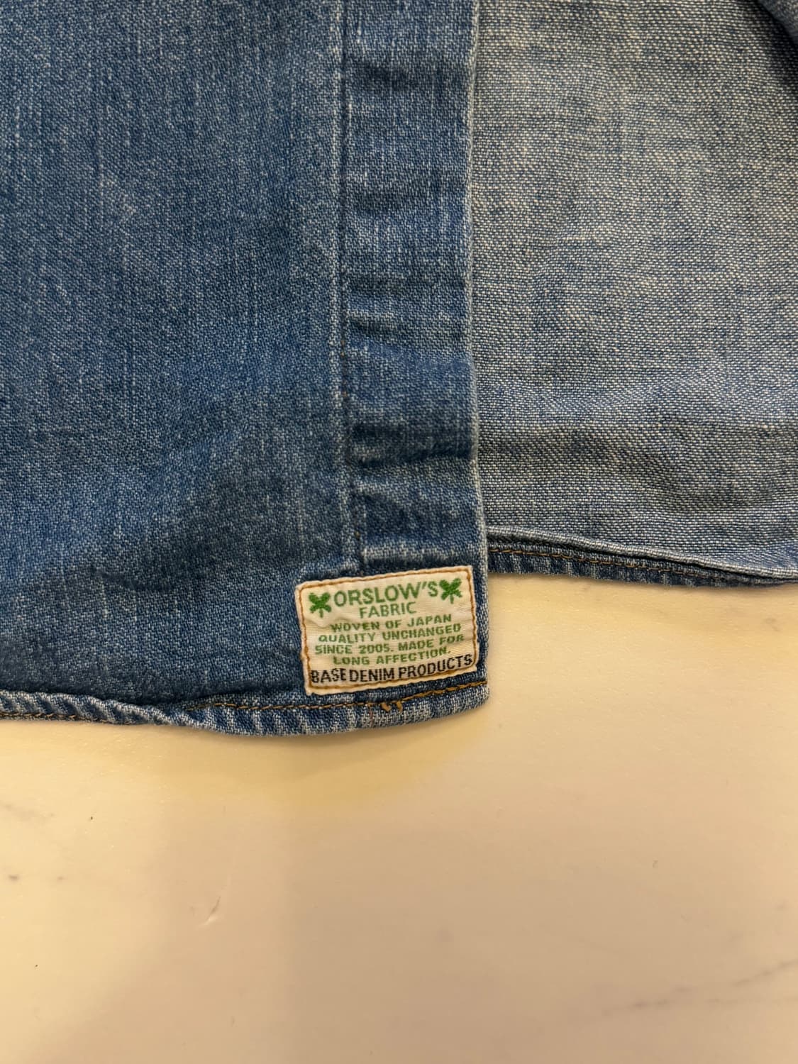 오어슬로우x빔즈 웨스턴 샴브레이 셔츠 상품이미지4