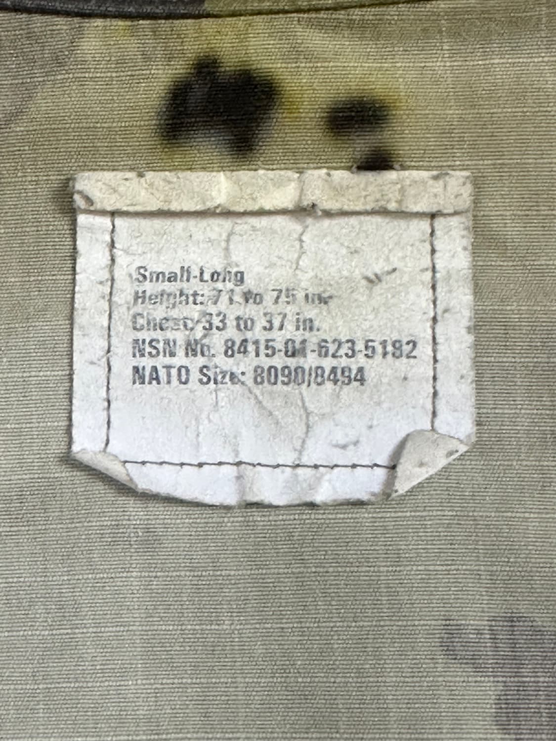 미군 OCP 멀티캠 전투복 상의 (S/L) (M) 상품이미지8