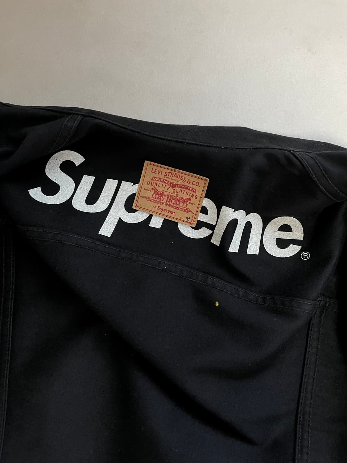 슈프림 x 리바이스 몰스킨 트러커 자켓 M 상품이미지6