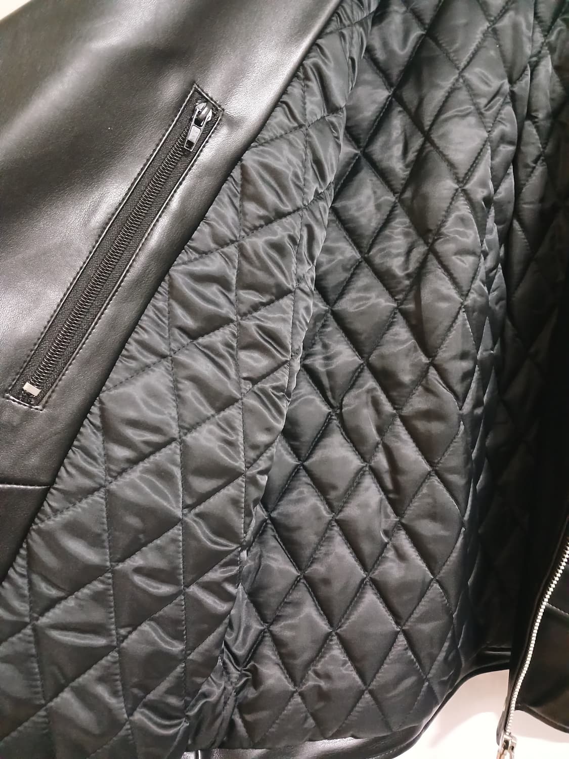 (새상품,L,100)라퍼지스토어 남성 버핑레더 가죽자켓 상품이미지5