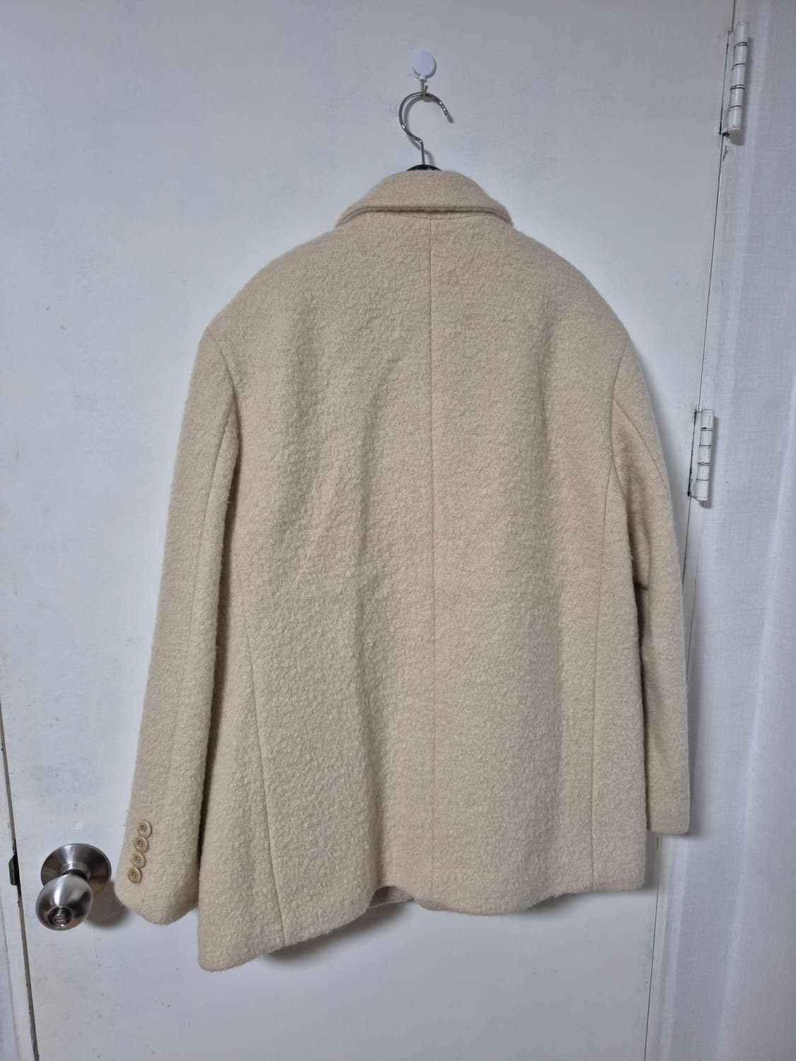 25FW 던스트 3 BUTTON BOUCLE WOOL JAC KET 버터 상품이미지6