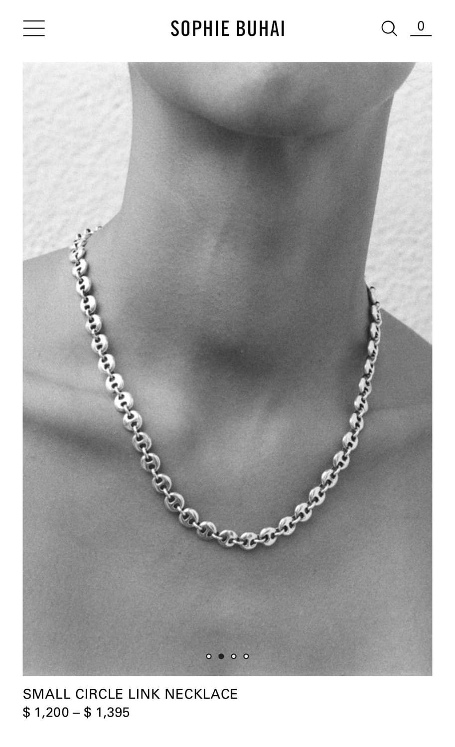 소피부하이 SMALL CIRCLE LINK NECKLACE 상품이미지2