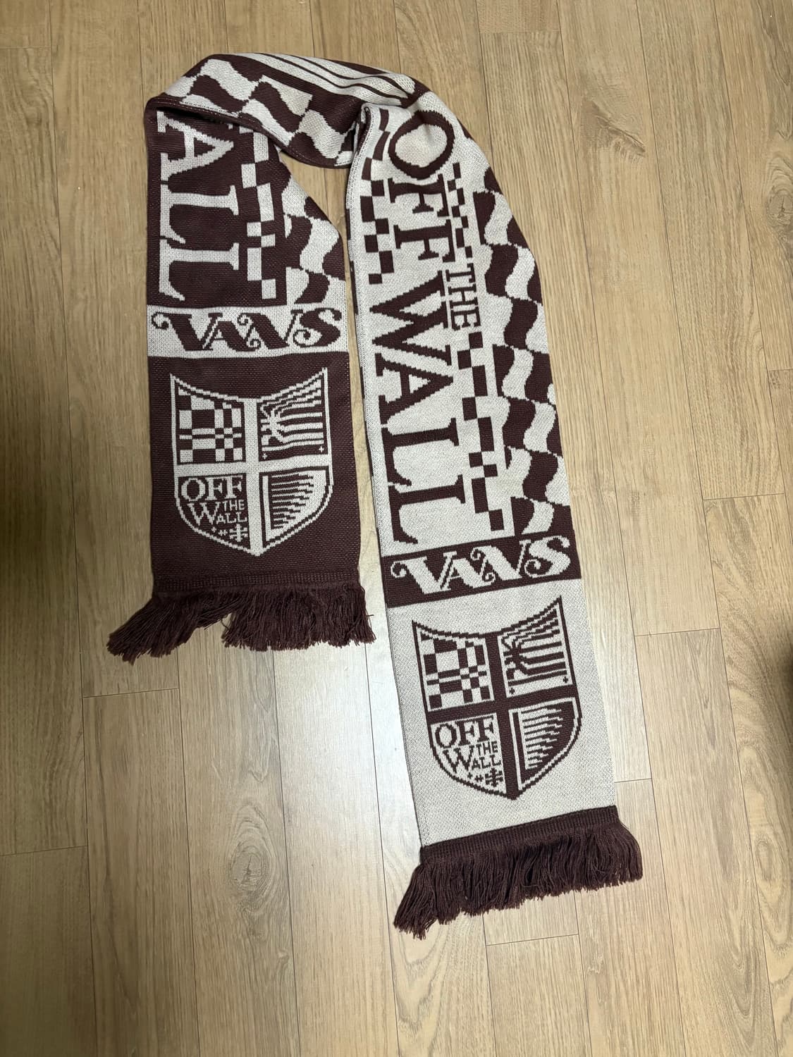 반스x레어버스 성수 콜라보 목도리 머플러 새상품 상품이미지1