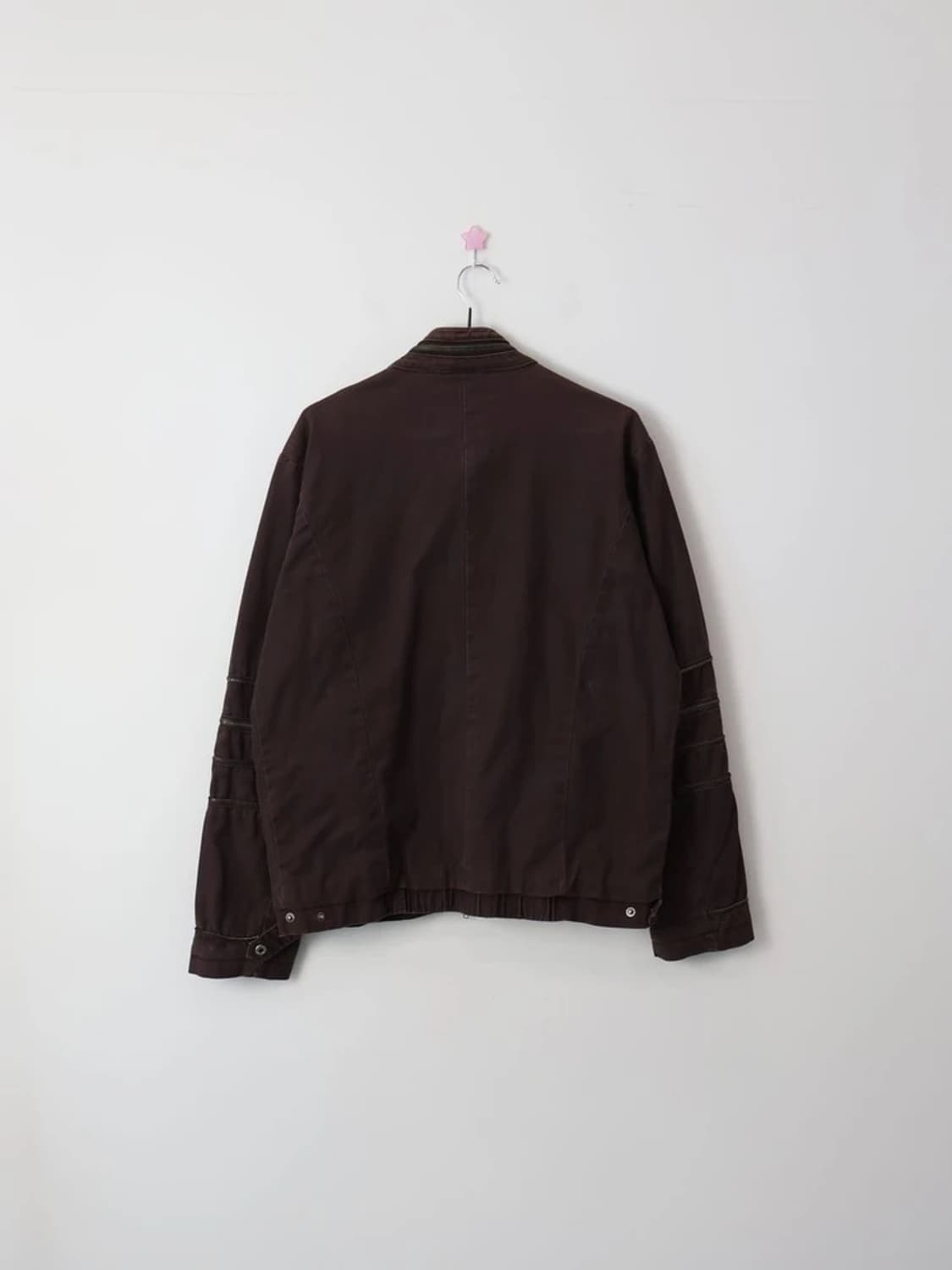 Scotch & Soda Brown Cotton Zip Jacket 상품이미지5