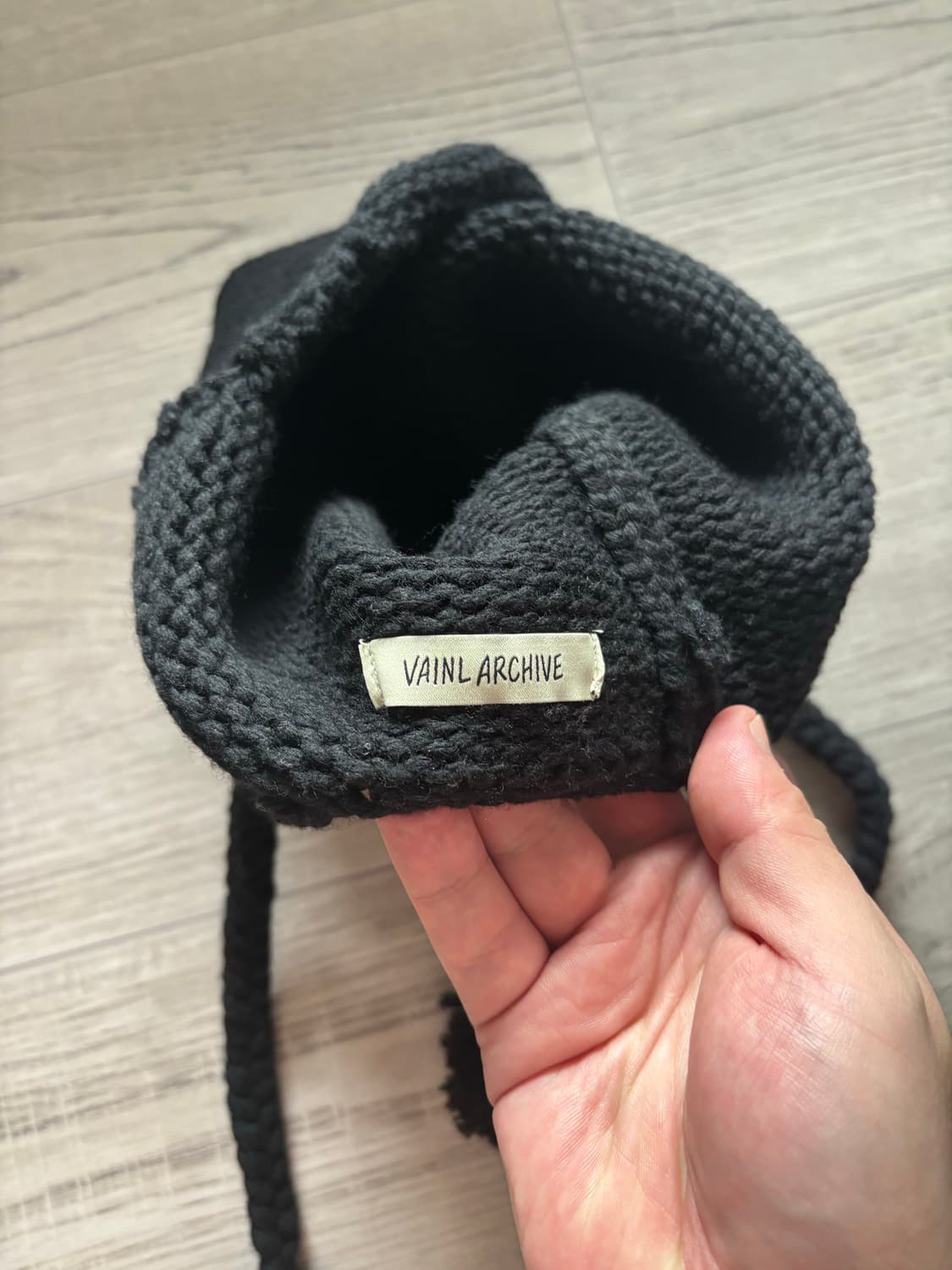 [os] 바이닐아카이브 알콘 니트 모자 상품이미지4