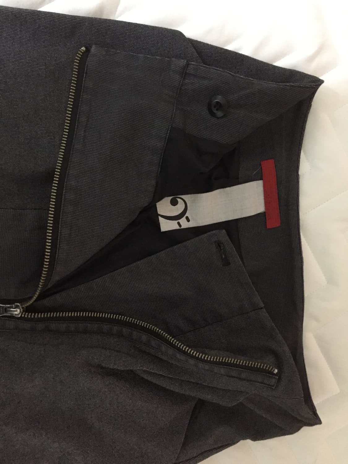 일본빈티지 사선지퍼 미디 스커트 꼼데 아방가르드 니혼진 오네갸루 샵페어리 상품이미지7