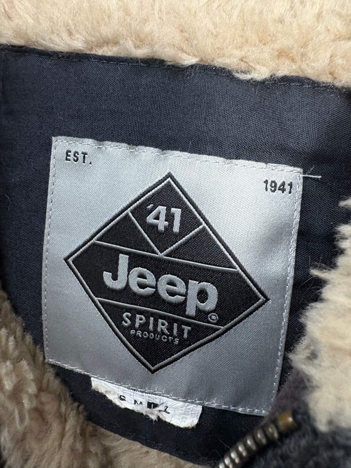 지프 곰패치 성조기 니트 후드집업 A3636 상품이미지6