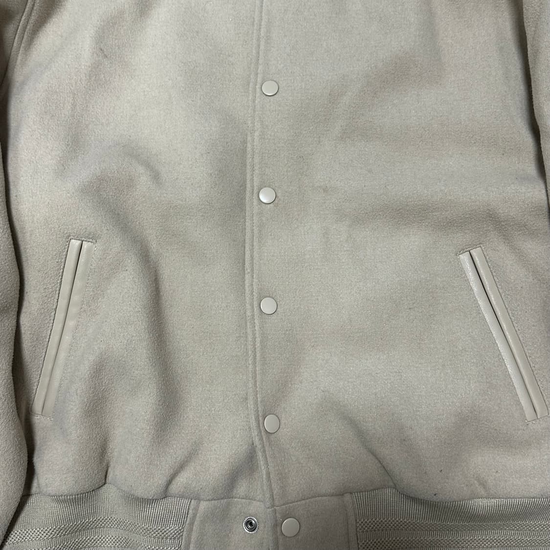 스투시 스포츠 멜튼 바시티 자켓 오트밀, 스투시 월드투어 후드 집업 블랙 상품이미지5