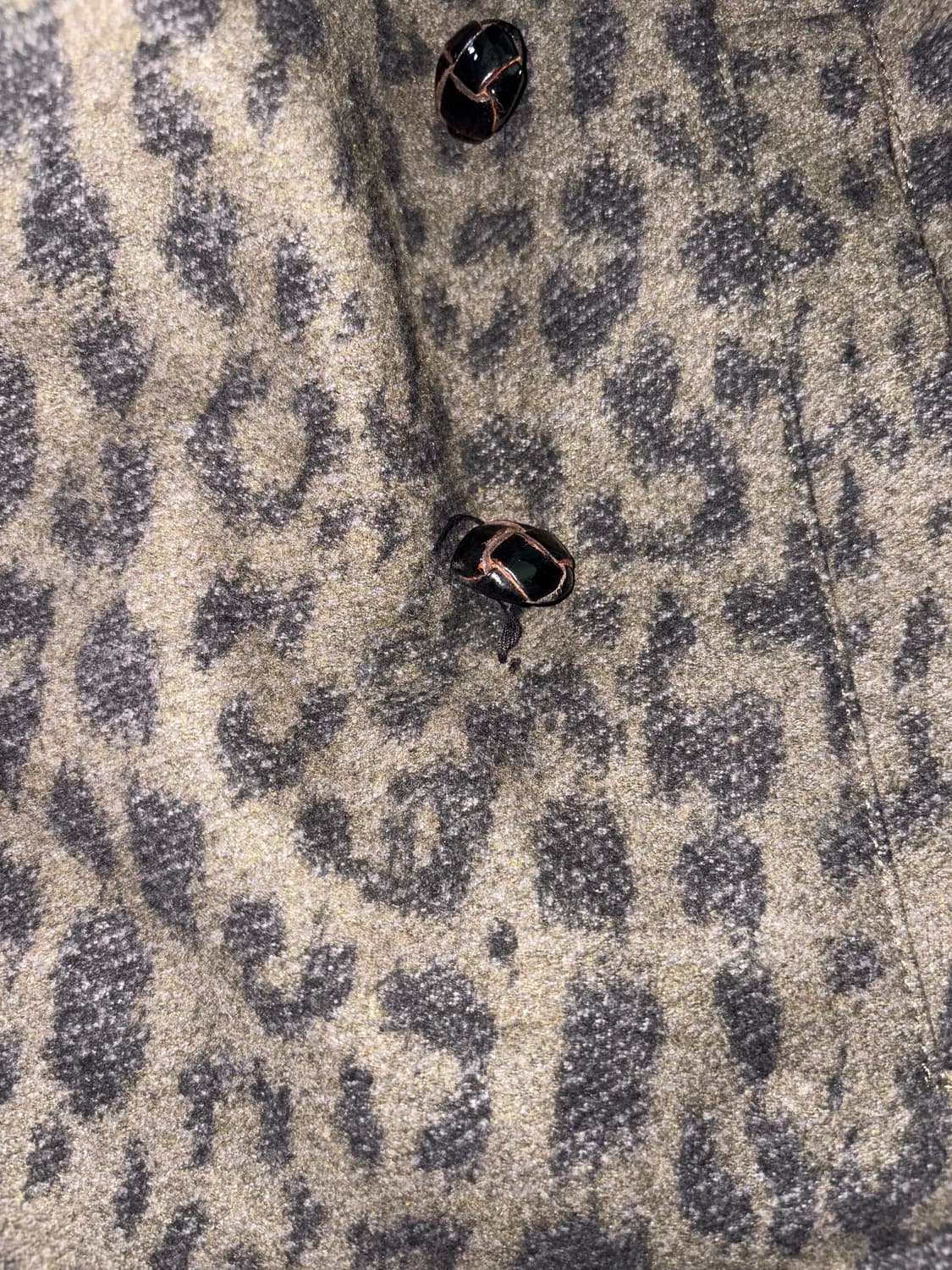 Diesel 레오파드 더블 코트 상품이미지3