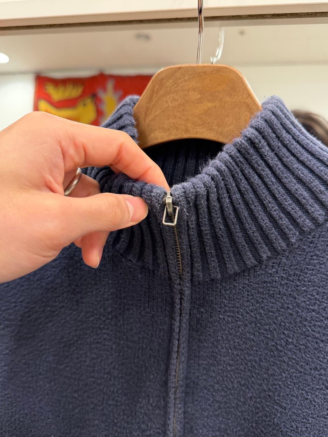 Polo ralph lauren 폴로 랄프로렌 하프넥 쿼터 집업 니트 상품이미지3