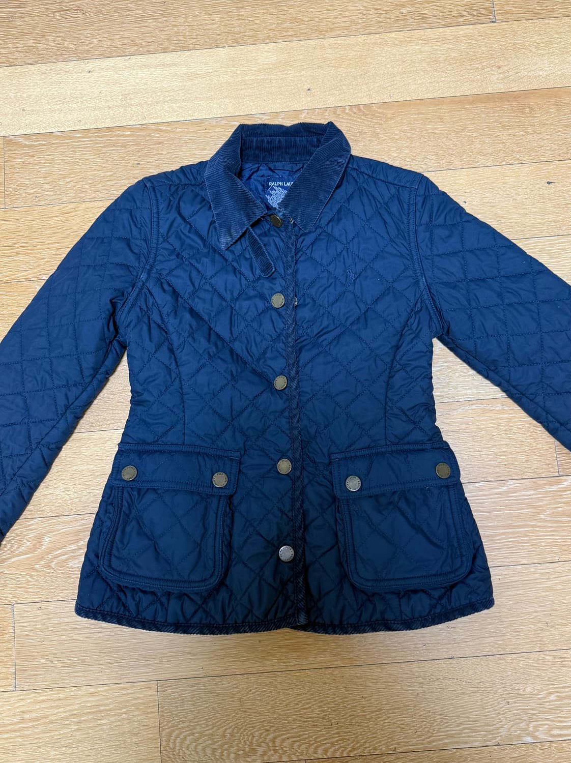 폴로 랄프로렌 키즈 퀼팅 자켓 네이비 S(7) 상품이미지1