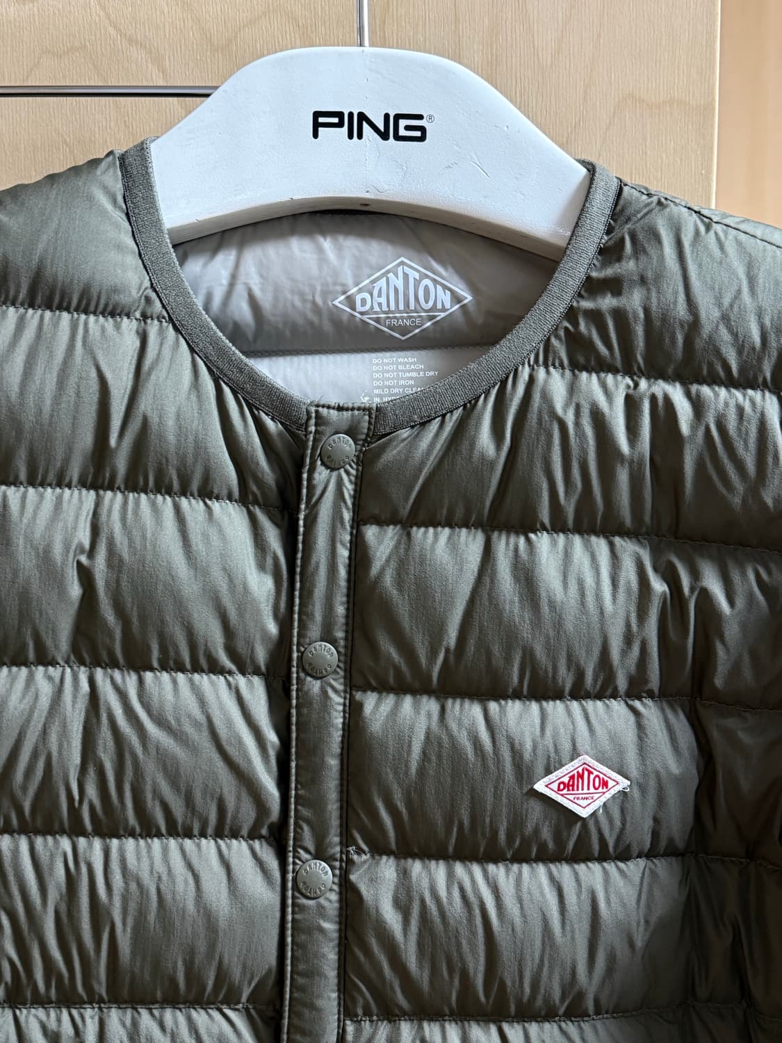 단톤 경량패딩 (카키) 상품이미지2