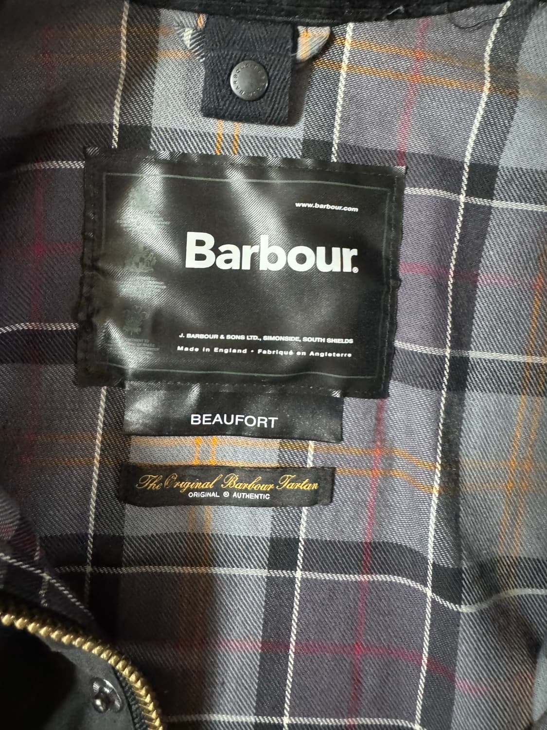 40 바버 뷰포트 왁스 블랙 왁스 자켓 상품이미지2