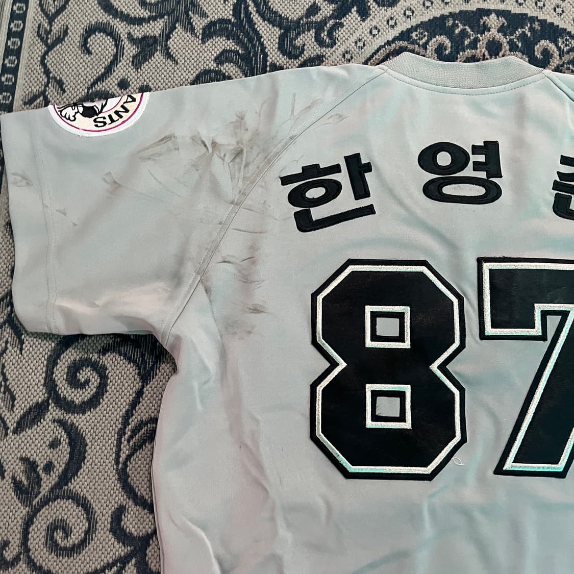 롯데자이언츠 올드 한영준 코치 실착 유니폼/W2678 상품이미지5