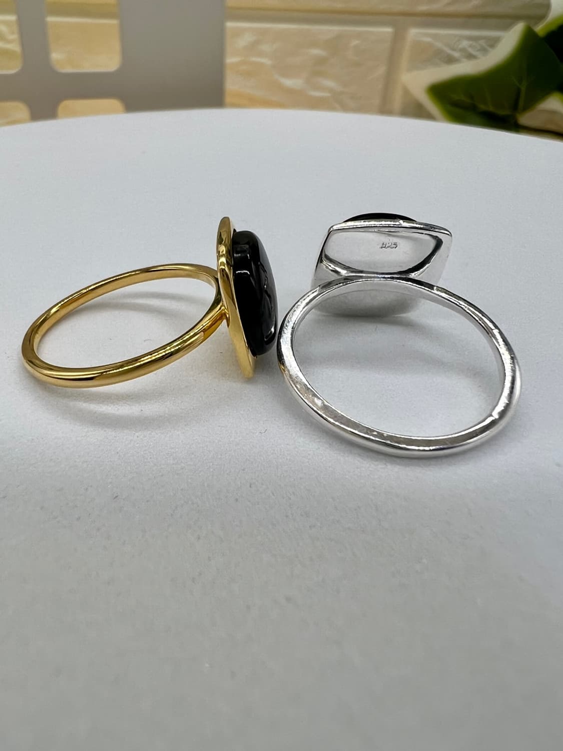 실버925 천연석반지 / 오닉스 상품이미지5