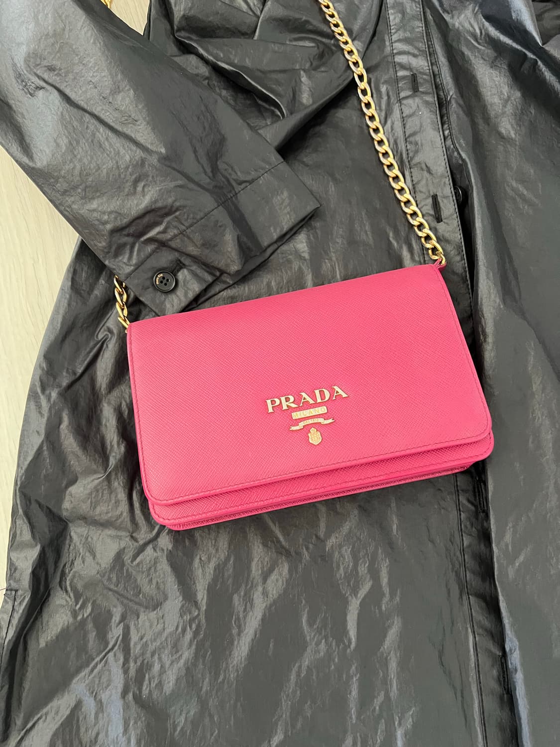 (정품)프라다 사피아노 레더 미니백  상품이미지1