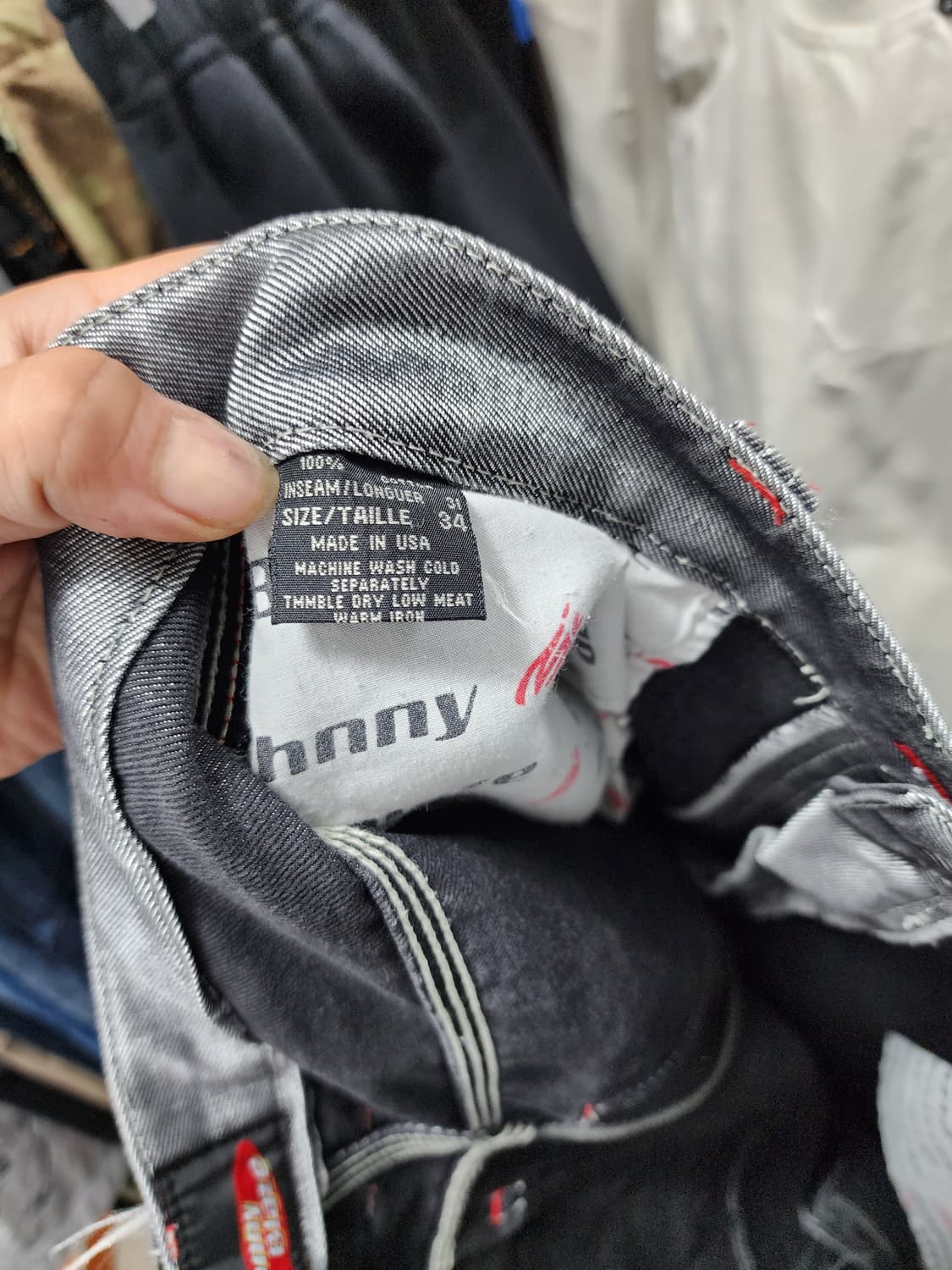 쟈니블레이즈 실버 카고 와이드 팬츠 상품이미지9