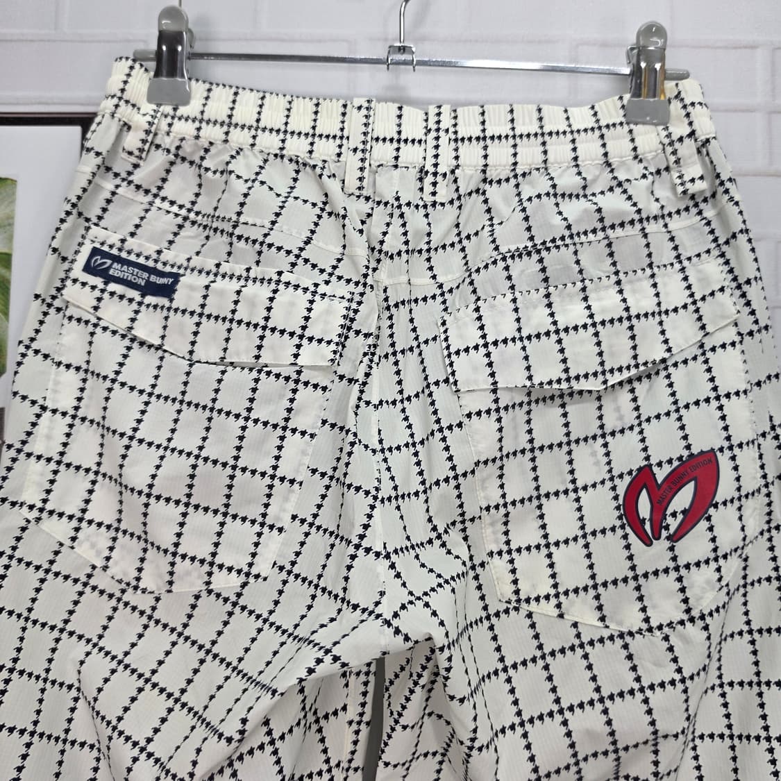 마스터버니 에디션 하운드투스 패턴 레인 골프 바지 팬츠 27~28사이즈 상품이미지6