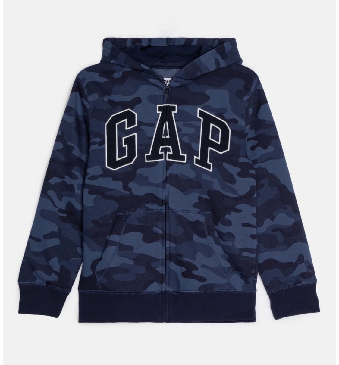 갭 카모 후드집업 블루 상품이미지1