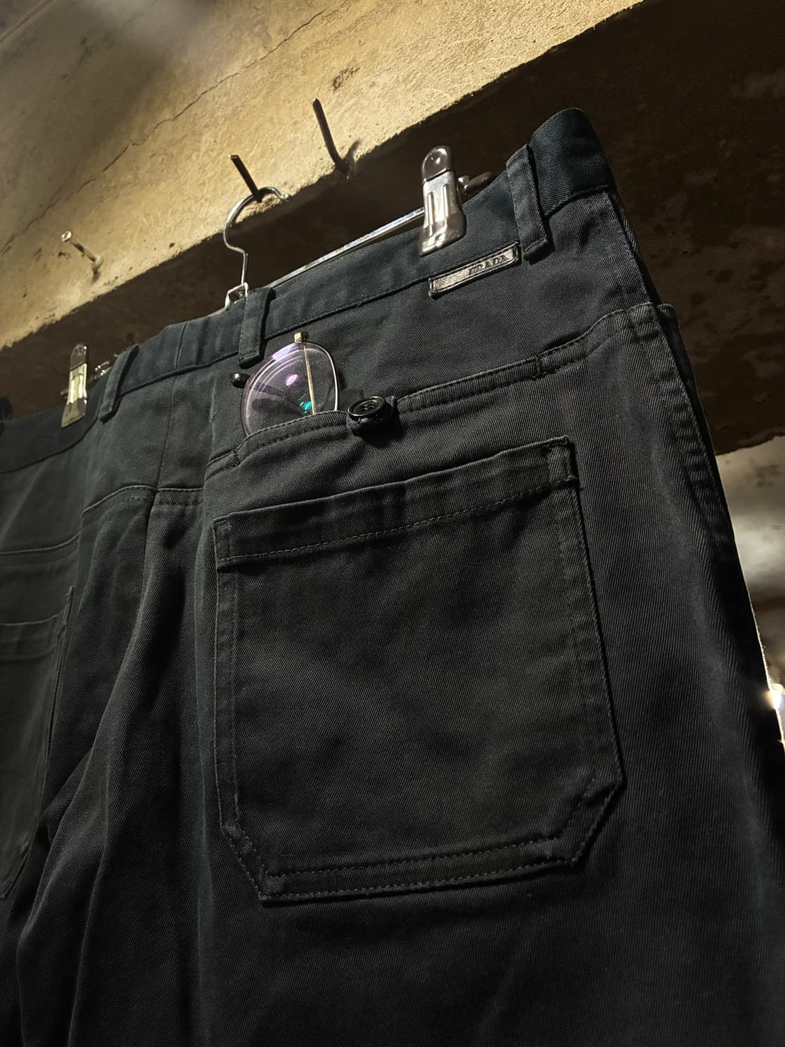 2008 PRADA 프라다 아카이브 투포켓 포인트 플레어진 상품이미지1