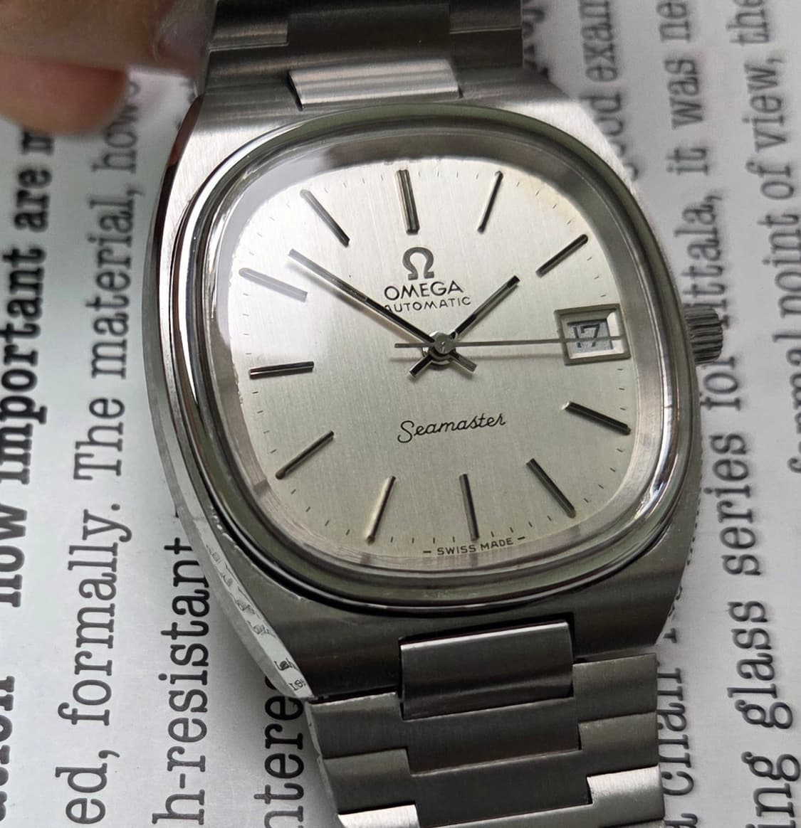 빈티지 오메가 씨마스터 테레비 실버판 싱글데이트 뻐뻐시 브슬 ver.
 상품이미지1