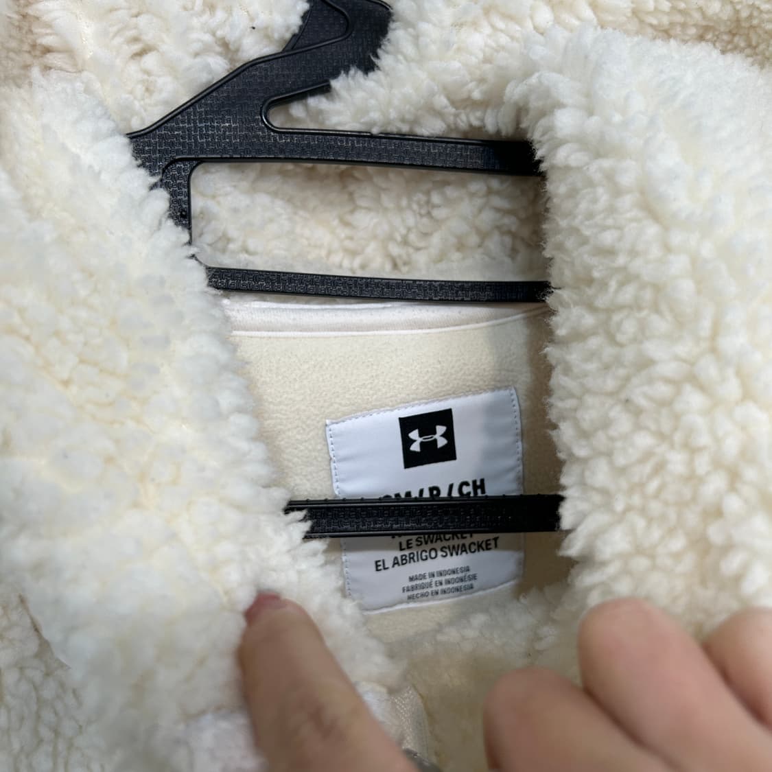 언더아머 여성 후리스 쉐르파 자켓 S  상품이미지2