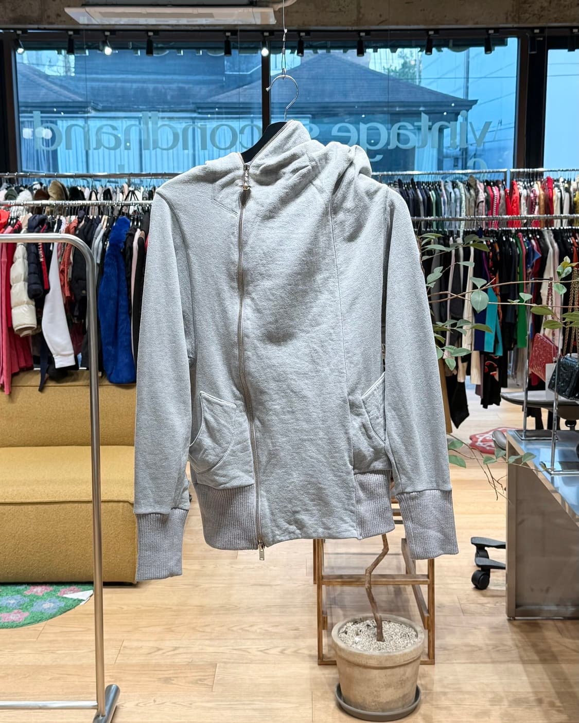 비비안 웨스트우드 그레이 투웨이 후드집업  상품이미지1