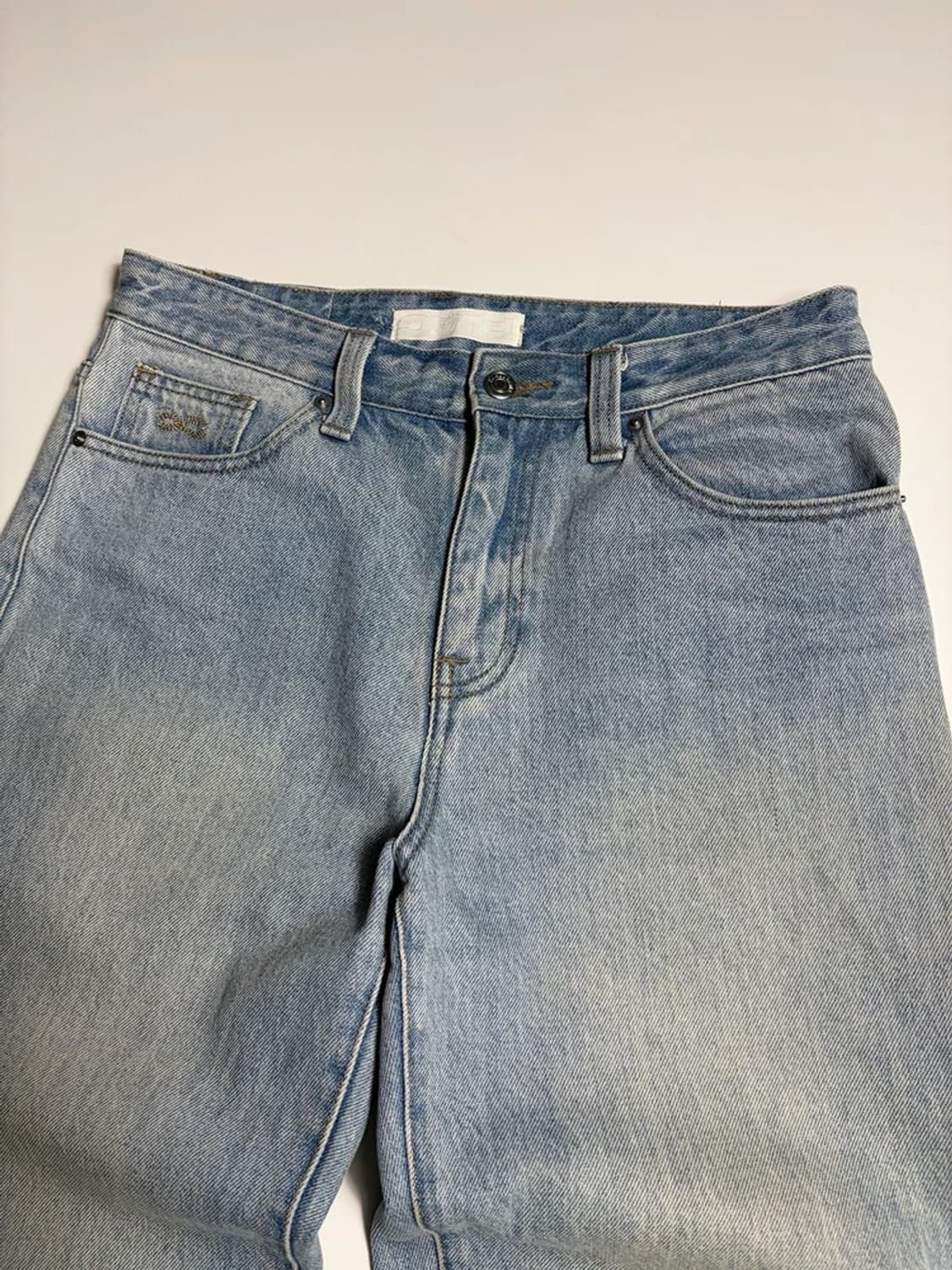 플랙 23SS 라이트 워시드 스트레이트 데님 팬츠 R1497 상품이미지2