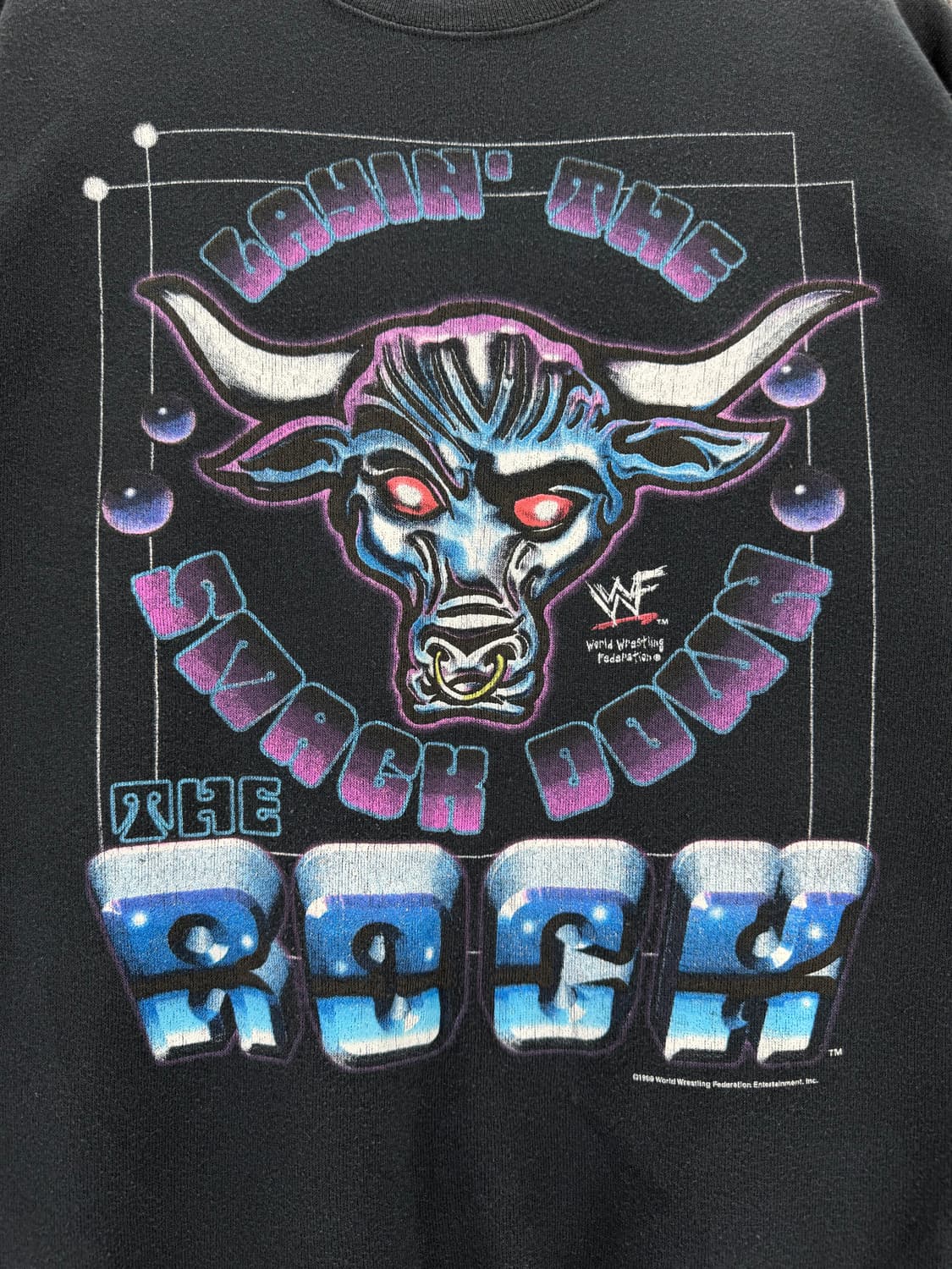 1999 WWF 더락 스맥다운 맨투맨 상품이미지3