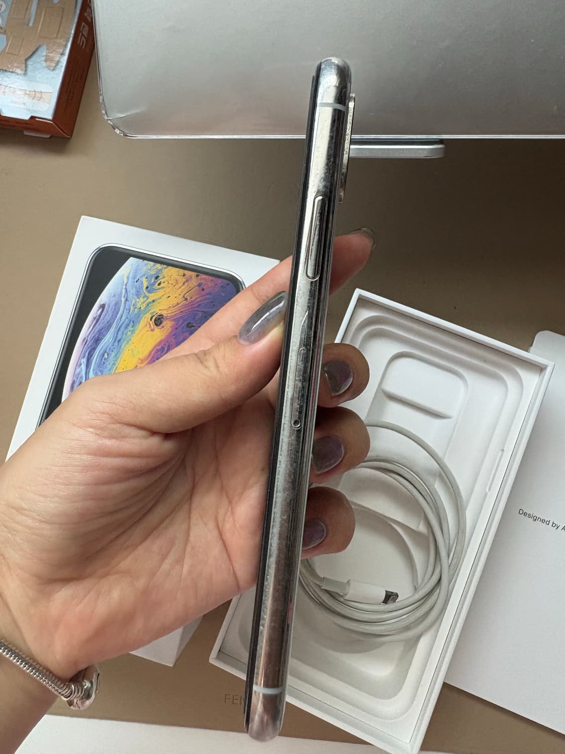 아이폰 XS 실버 256GB 상품이미지4