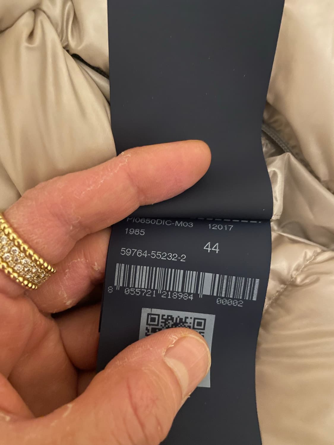 에르노 니트탈착 패딩 44(66사이즈) 상품이미지5