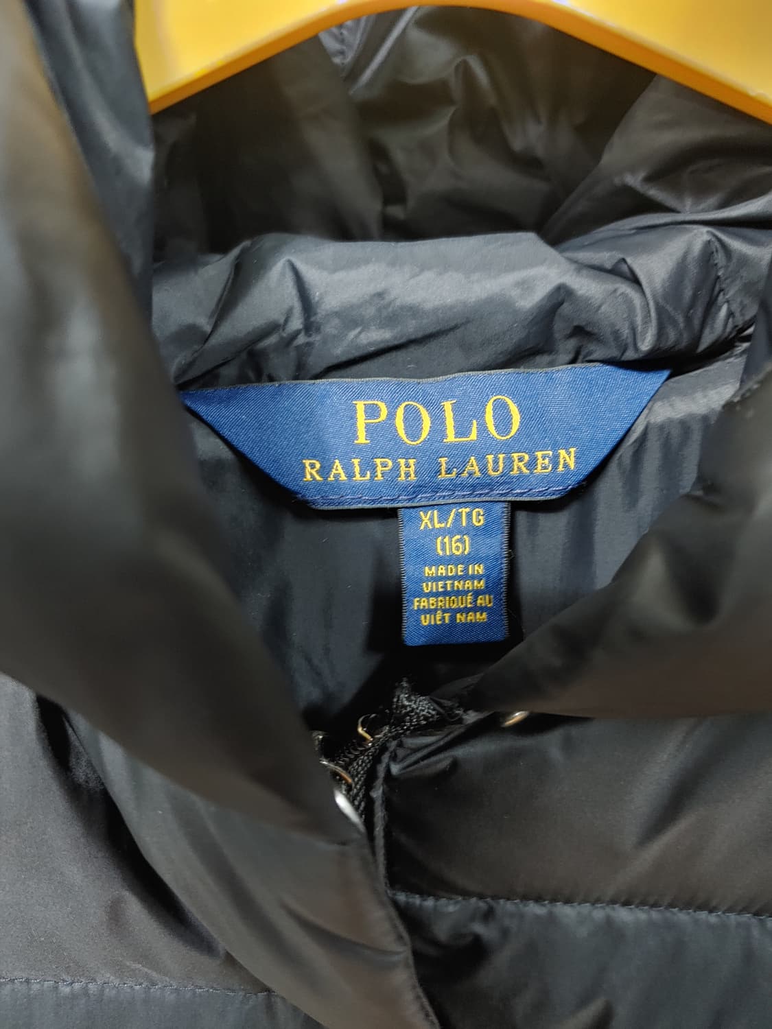 폴로 랄프로렌 후드 롱패딩 블랙 16y XL  55 상품이미지5