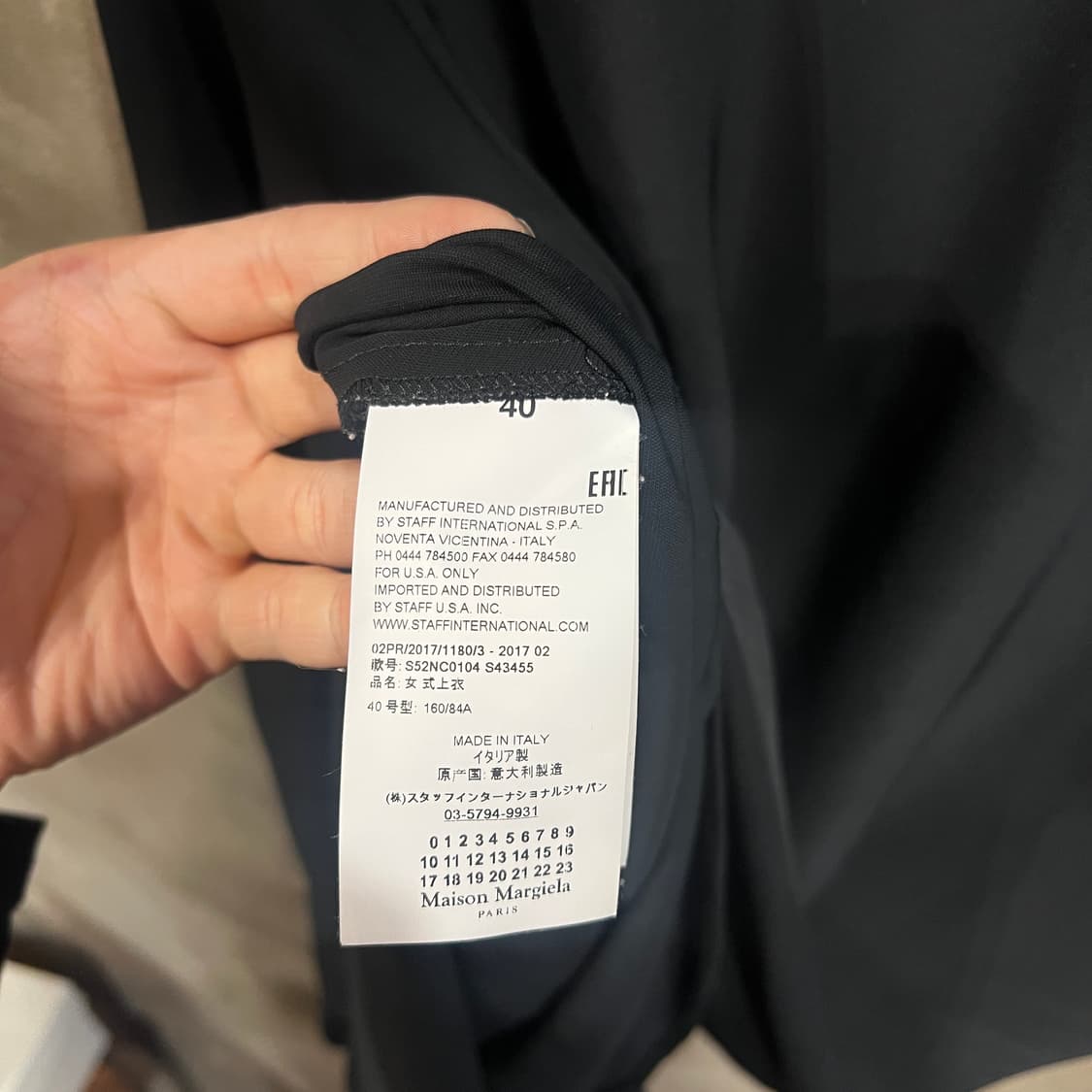 17aw MM6 마르지엘라 비대칭 컷아웃 드레스 상품이미지10
