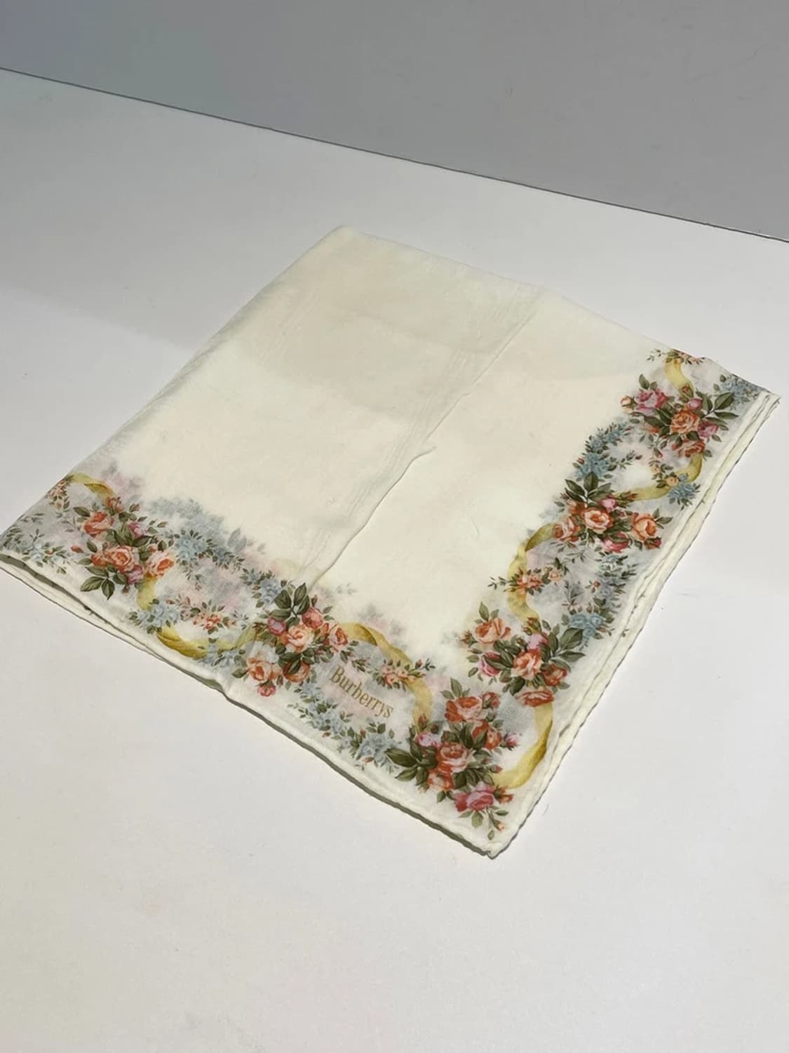 버버리 00s 시그니처 재팬 체크 쁘띠 반다나 손수건 A1213 상품이미지3